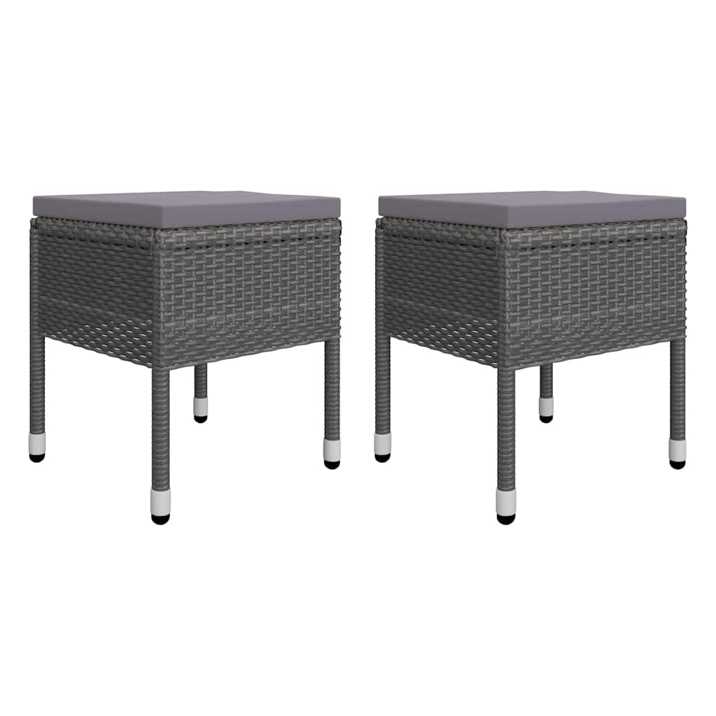 9 Piece Garden Dining Set Grey