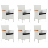 7 Piece Garden Dining Set - Rear View
