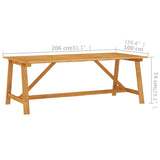 7 Piece Garden Dining Set Grey - Extra Image