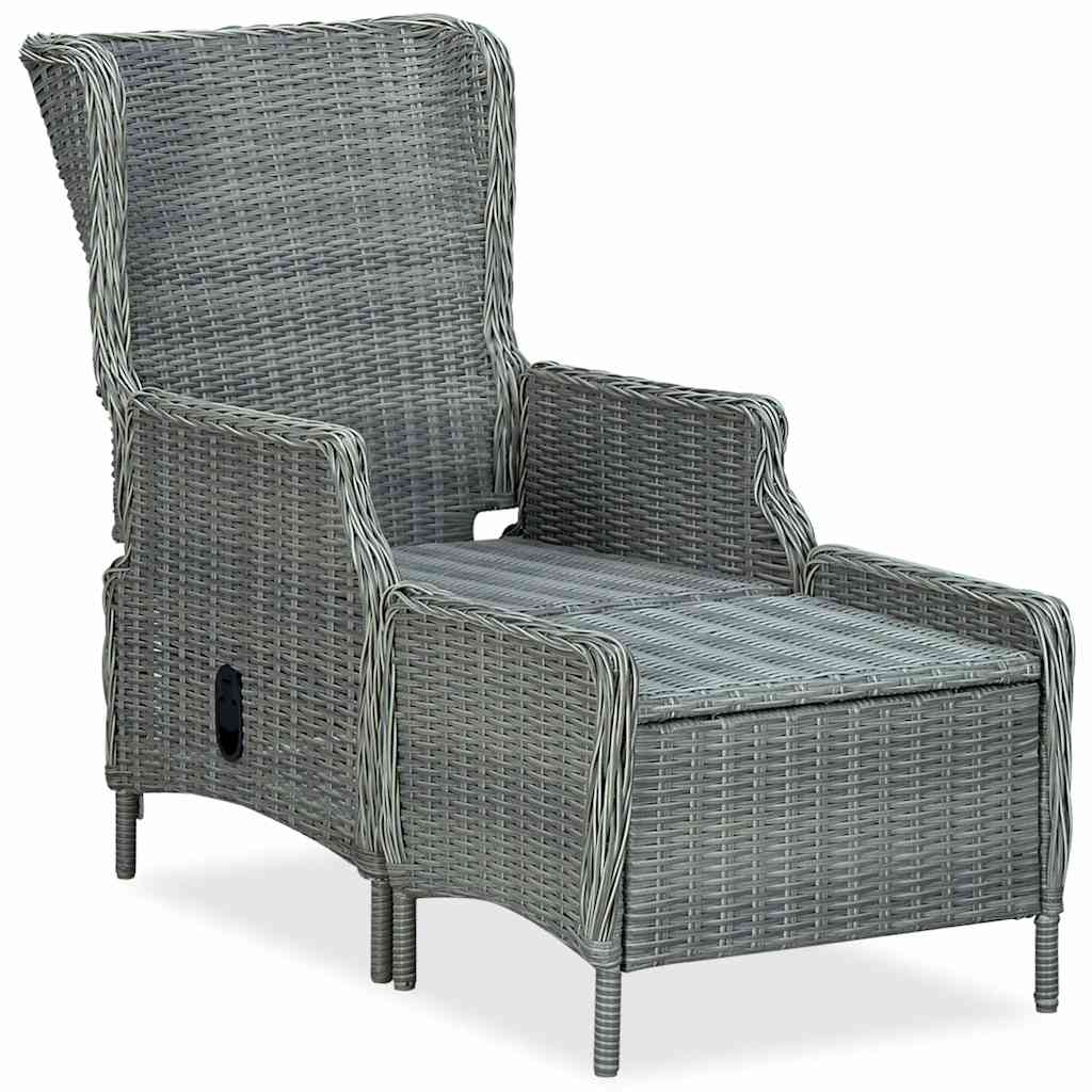 9 Piece Garden Dining Set Light Grey
