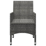 5 Piece Garden Dining Set Grey - Extra Image