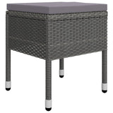 5 Piece Garden Dining Set Grey - Extra Image