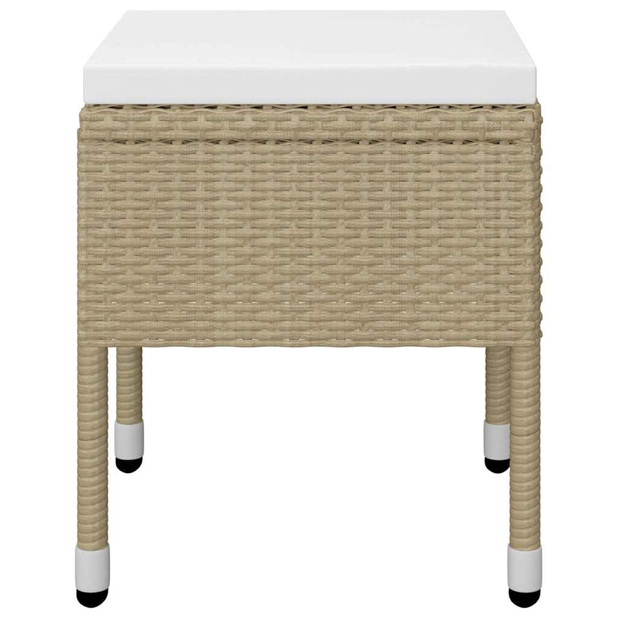 5 Piece Garden Dining Set Beige