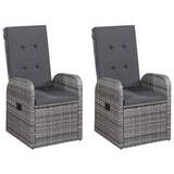 5 Piece Garden Dining Set Grey