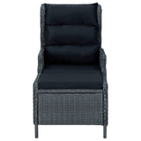 5 Piece Garden Dining Set Dark Grey - Extra Image
