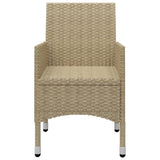 5 Piece Garden Dining Set Beige - Extra Image