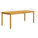 9 Piece Garden Dining Set Grey - Extra Image