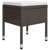 11 Piece Garden Dining Set Brown - Extra Image