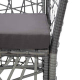 7 Piece Garden Dining Set Grey - Extra Image