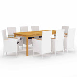 9 Piece Garden Dining Set