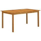 9 Piece Garden Dining Set Black - Front View