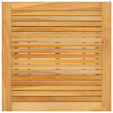 5 Piece Garden Bar Set Brown - Rear View