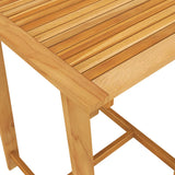5 Piece Garden Bar Set Brown - Close-Up Angle