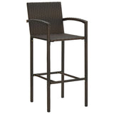 5 Piece Garden Bar Set Brown - Extra Image