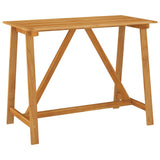 5 Piece Garden Bar Set with Cushions Brown - Side View