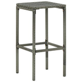 7 Piece Garden Bar Set with Cushions Grey - Extra Image