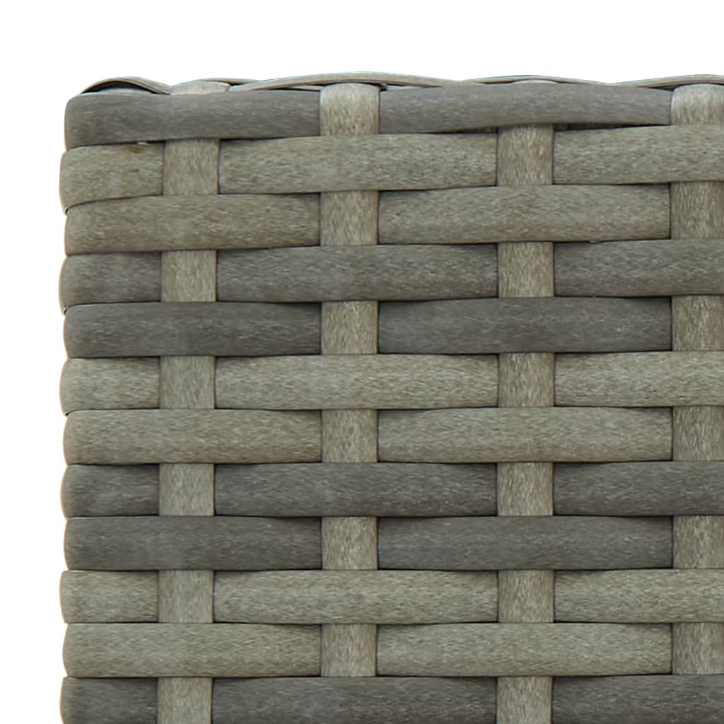 7 Piece Garden Bar Set Grey