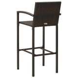 5 Piece Garden Bar Set Brown - Extra Image