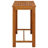 5 Piece Garden Bar Set Black - 45-Degree Angle
