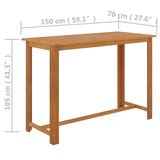 9 Piece Garden Bar Set with Cushions Grey - Extra Image