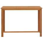 7 Piece Garden Bar Set Brown