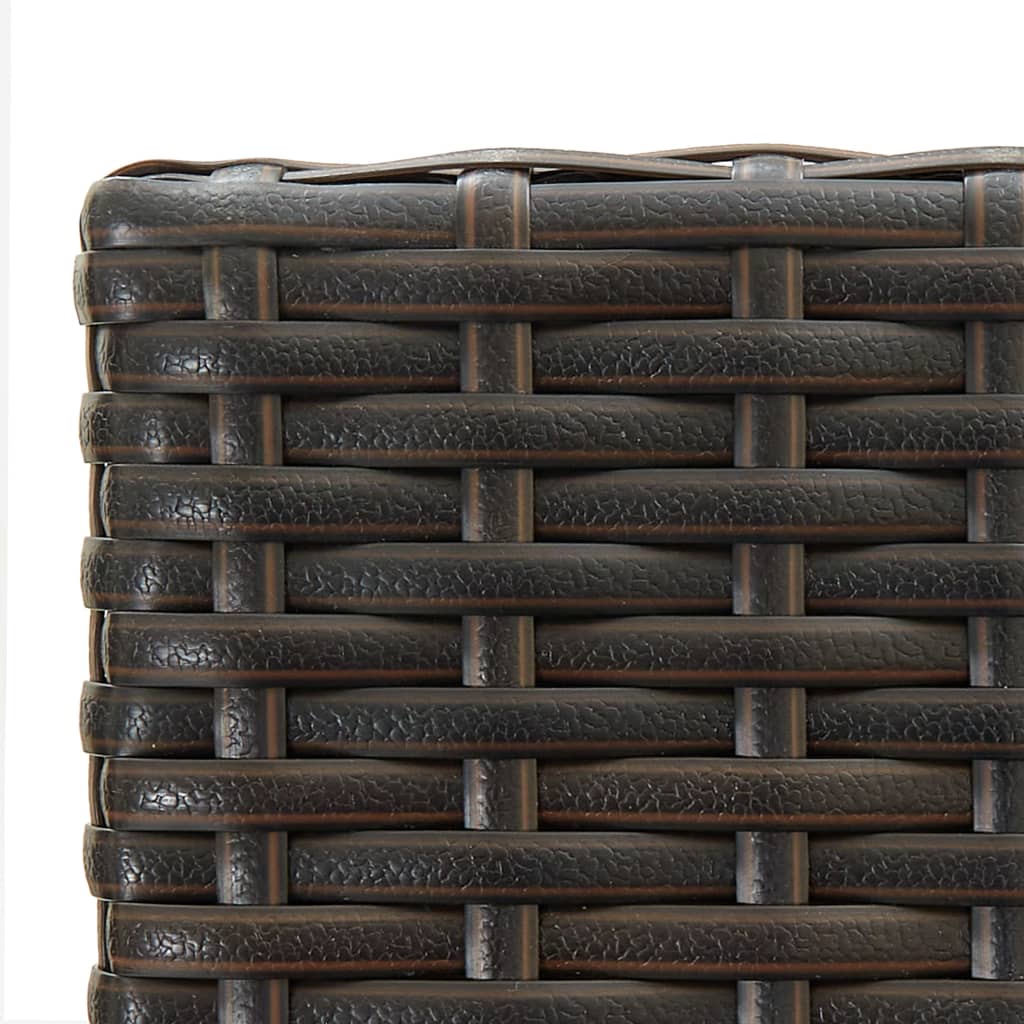 9 Piece Garden Bar Set Brown