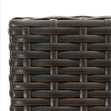 9 Piece Garden Bar Set Brown