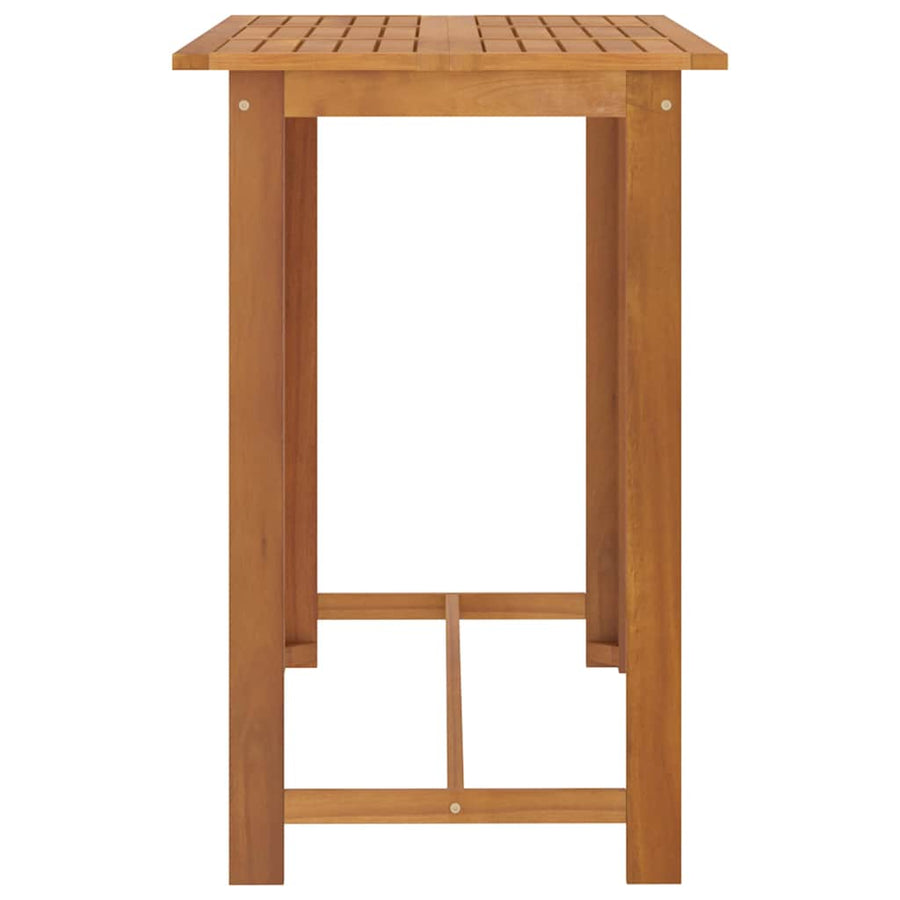 9 Piece Garden Bar Set Black