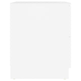 Bedside Cabinets 2 pcs White 40x40x50 cm Engineered Wood