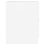 Bedside Cabinets 2 pcs White 40x40x50 cm Engineered Wood