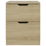 Bedside Cabinet Sonoma Oak 40x40x50 cm Engineered Wood