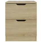 Bedside Cabinet Sonoma Oak 40x40x50 cm Engineered Wood