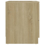 Bedside Cabinet Sonoma Oak 40x40x50 cm Engineered Wood - Top-Down View