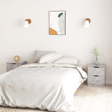 Bedside Cabinets 2 pcs Concrete Grey 40x40x50 cm Engineered Wood