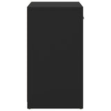 Shoe Bench Black 94.5x31x57 cm Engineered Wood - Top-Down View