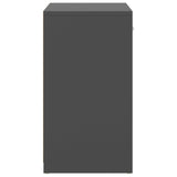 Shoe Bench Grey 94.5x31x57 cm Engineered Wood - Top-Down View