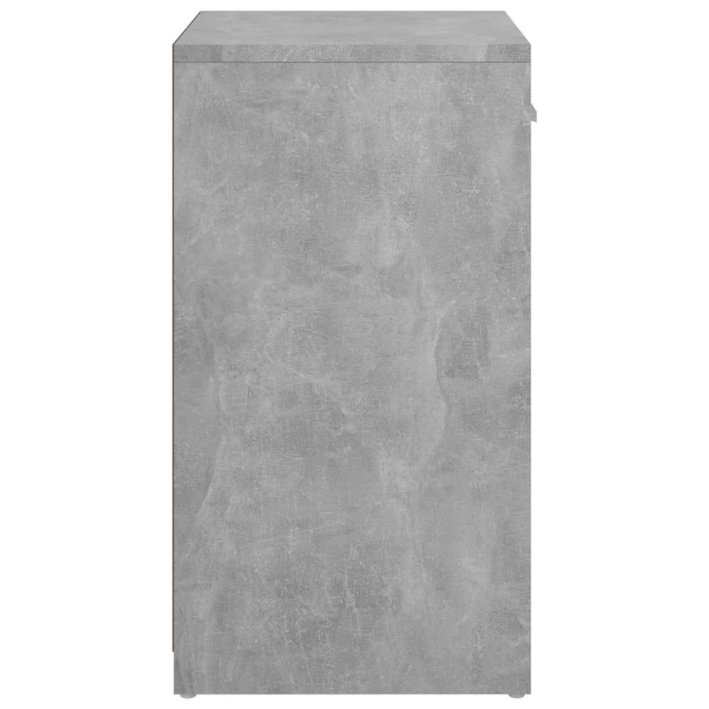 Shoe Bench Concrete Grey 94.5x31x57 cm Engineered Wood