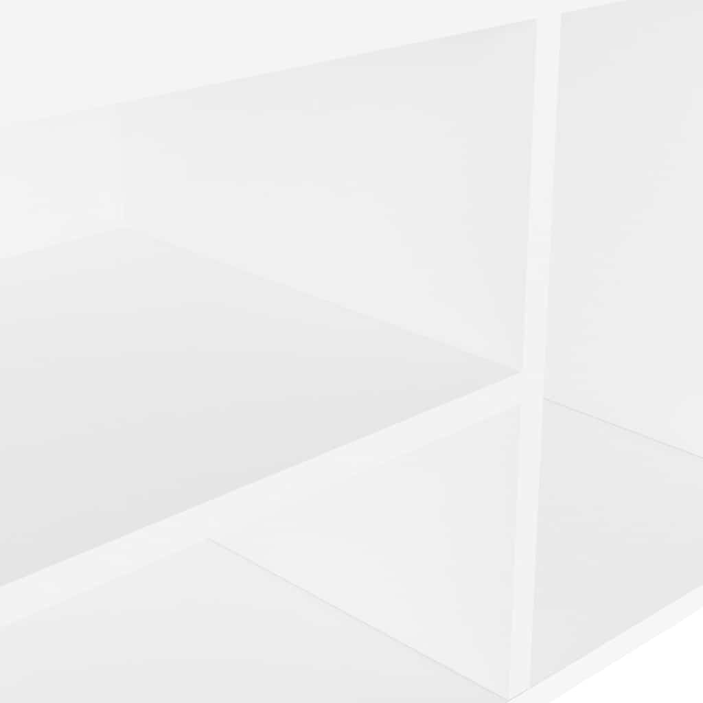 Shoe Bench with Cushion White 80x30x47 cm Engineered Wood