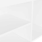 Shoe Bench with Cushion White 80x30x47 cm Engineered Wood