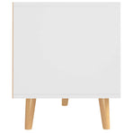 TV Cabinet White 90x40x48.5 cm Engineered Wood