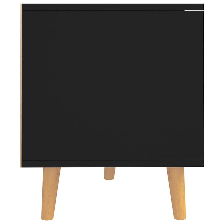 TV Cabinet Black 90x40x48.5 cm Engineered Wood