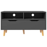 TV Cabinet Grey 90x40x48.5 cm Engineered Wood
