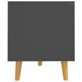 TV Cabinet Grey 90x40x48.5 cm Engineered Wood - Rear View