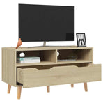 TV Cabinet Sonoma Oak 90x40x48.5 cm Engineered Wood