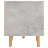 TV Cabinet Concrete Grey 90x40x48.5 cm Engineered Wood - Rear View
