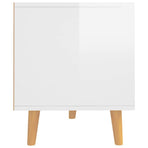 TV Cabinet High Gloss White 90x40x48.5 cm Engineered Wood
