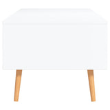 Coffee Table White 100x49.5x43 cm Engineered Wood