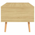 Coffee Table Sonoma Oak 100x49.5x43 cm Engineered Wood