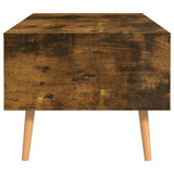 Coffee Table Smoked Oak 100x49.5x43 cm Engineered Wood