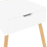 Bedside Cabinet White 40x40x56 cm Engineered Wood - Extra Image